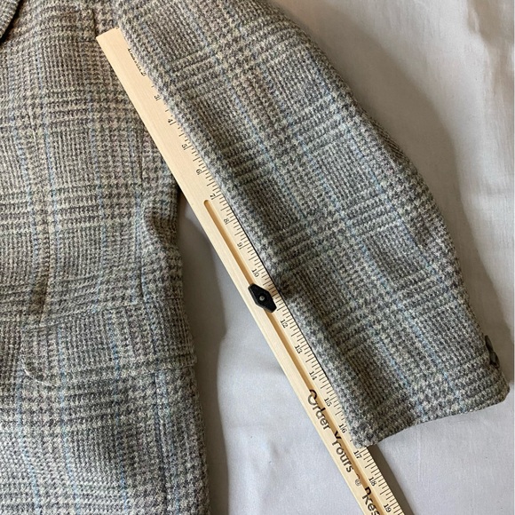 Magee Donegal Mist Tweed Sport Coat Blazer Men’s 43r Houndstooth Gray - Picture 10 of 16